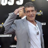 Antonio Banderas en el estreno de 'Los Mercenarios 3' en Marbella