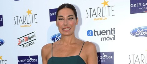 Raquel Revuelta en el concierto de Tom Jones en el Starlite Festival 2014