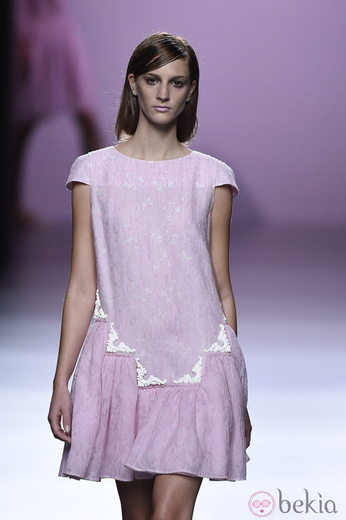 Vestido baby-doll de Devota & Lomba en Madrid Fashion Week primavera/verano 2015