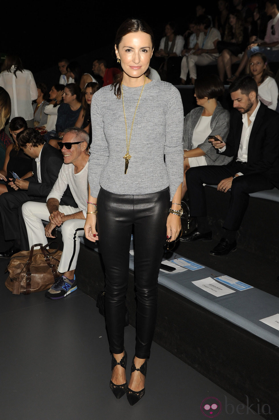 Mónica de Tomás en el desfile de Andrés Sardá en Madrid Fashion Week primavera/verano 2015