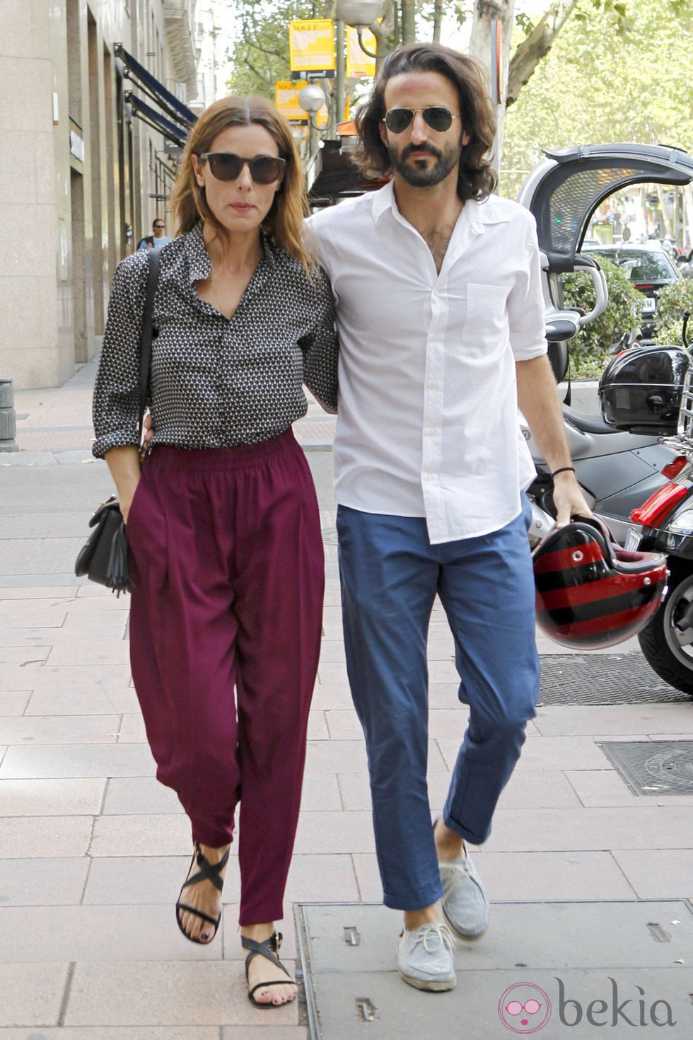 Raquel Sánchez Silva y Matías Dumont en la fiesta del 40 cumpleaños de Fiona Ferrer