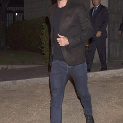 Sergio Ramos en una misa funeral por Alfredo Di Stéfano