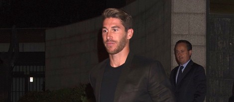 Sergio Ramos en una misa funeral por Alfredo Di Stéfano