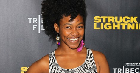 Danielle Watts en la premiere de 'Struck by Lightning'