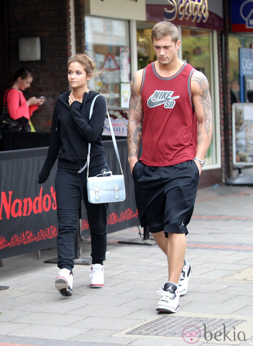 Dan Osborne y su novia Jacqueline Jossa 