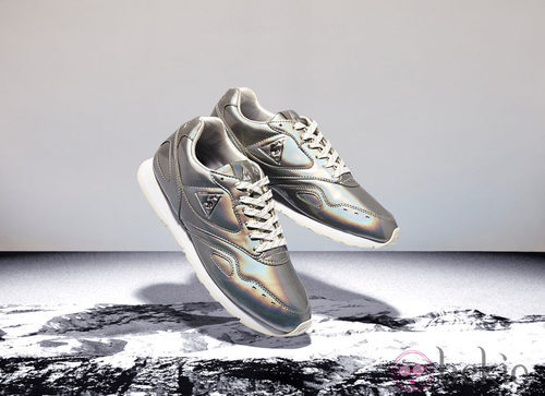 Zapatillas sneaker en color metalizado de Le Coq Sportif y Asos