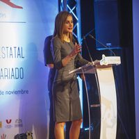 La Reina Letizia da un discurso en la inauguración del Congreso Estatal del Voluntariado