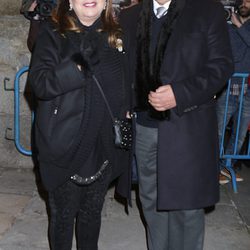 Massiel en el funeral de la Duquesa de Alba en Madrid