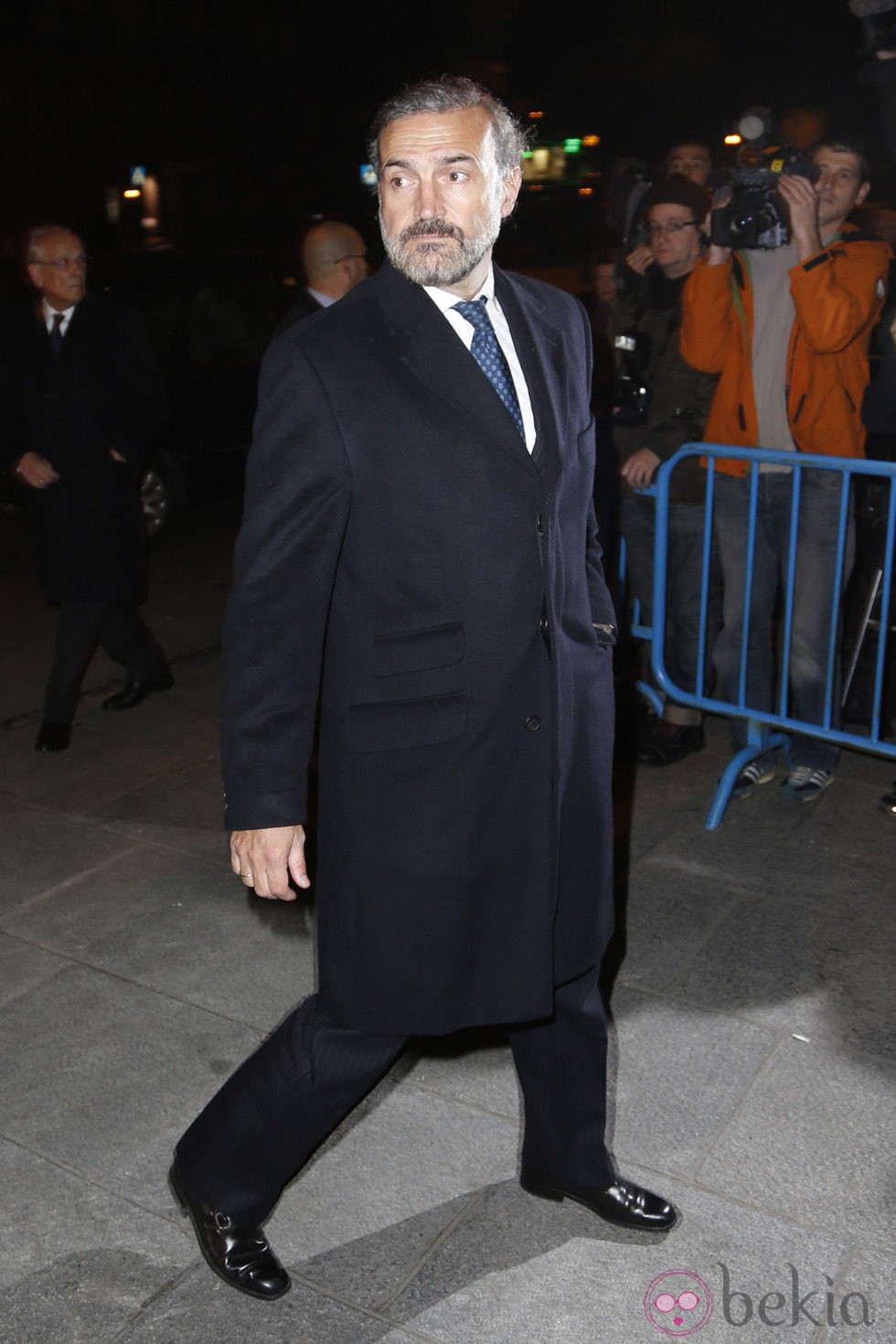 Javier Fitz-James Stuart en el funeral de la Duquesa de Alba en Madrid