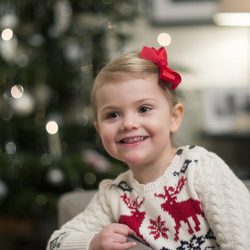 Estela de Suecia felicita la Navidad 2014
