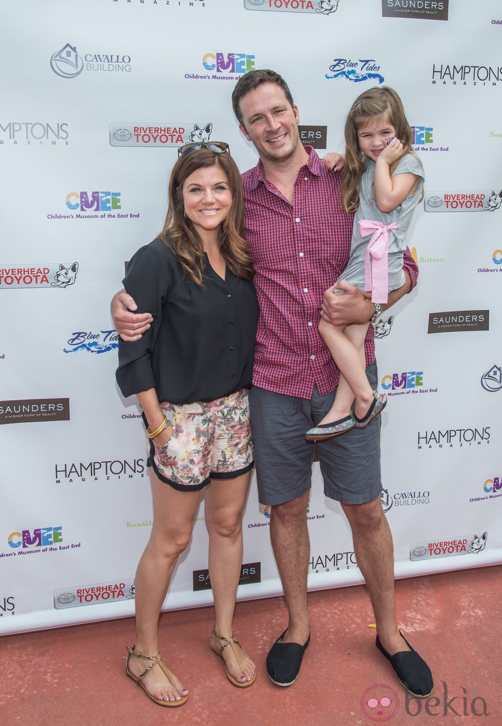 Tiffani Thiessen, Brady Smith y Harper Smith asisten a las sexta edición del 'Annual Family Affair' 