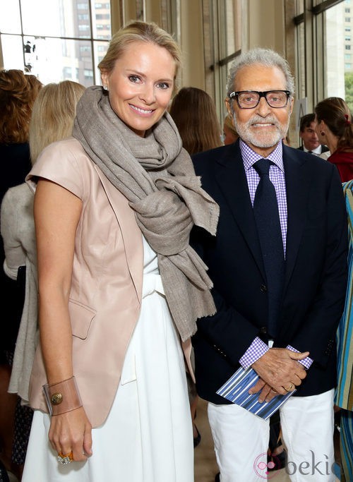 Louise y Vince Camuto en el desfile de Tory Burch durante la Mercedes-Benz Fashion Week Spring 2015