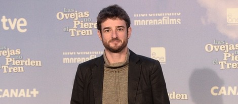 Gorka Otxoa en el estreno de 'Las ovejas no pierden el tren'