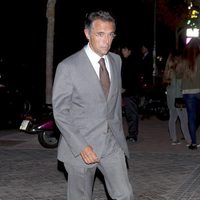 Alberto Martín en el funeral de Pablo Antoñanzas