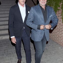 Roberto Torretta y Pascual Ortega en el funeral de Pablo Antoñanzas