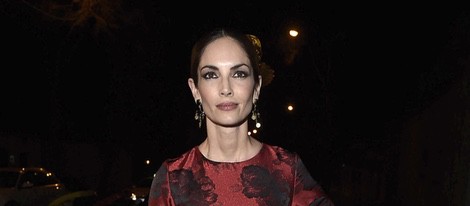 Eugenia Silva en la fiesta en honor a Valentino celebrada en Madrid