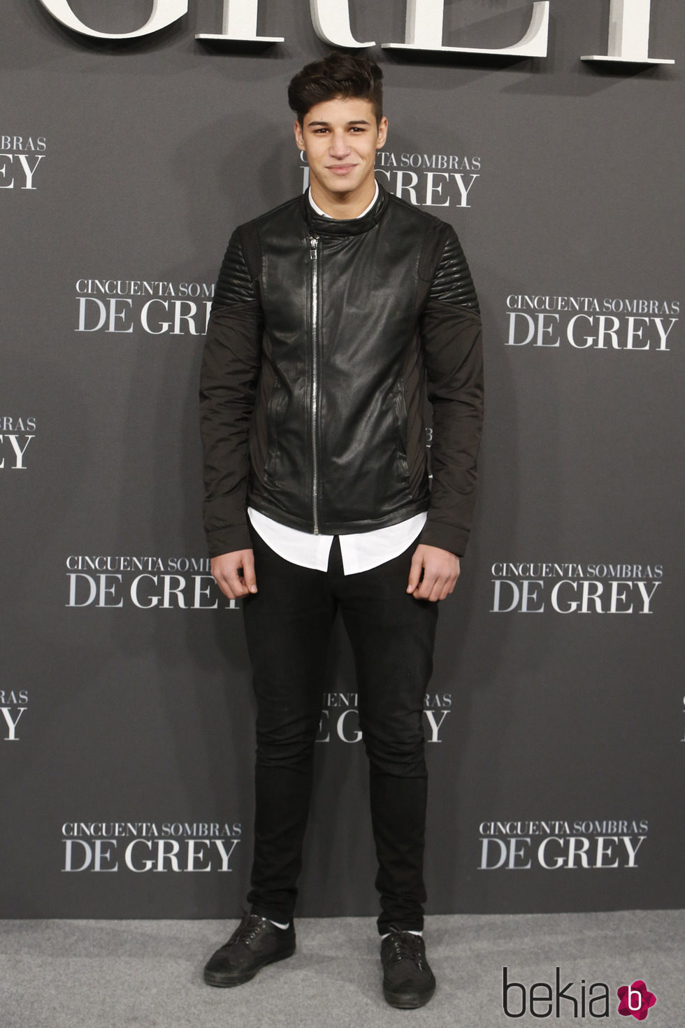 Adil Koukouh en el estreno de 'Cincuenta sombras de Grey' en Madrid