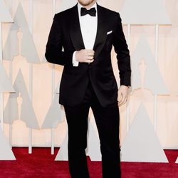 Chris Pratt en la alfombra roja de los premios Oscar 2015