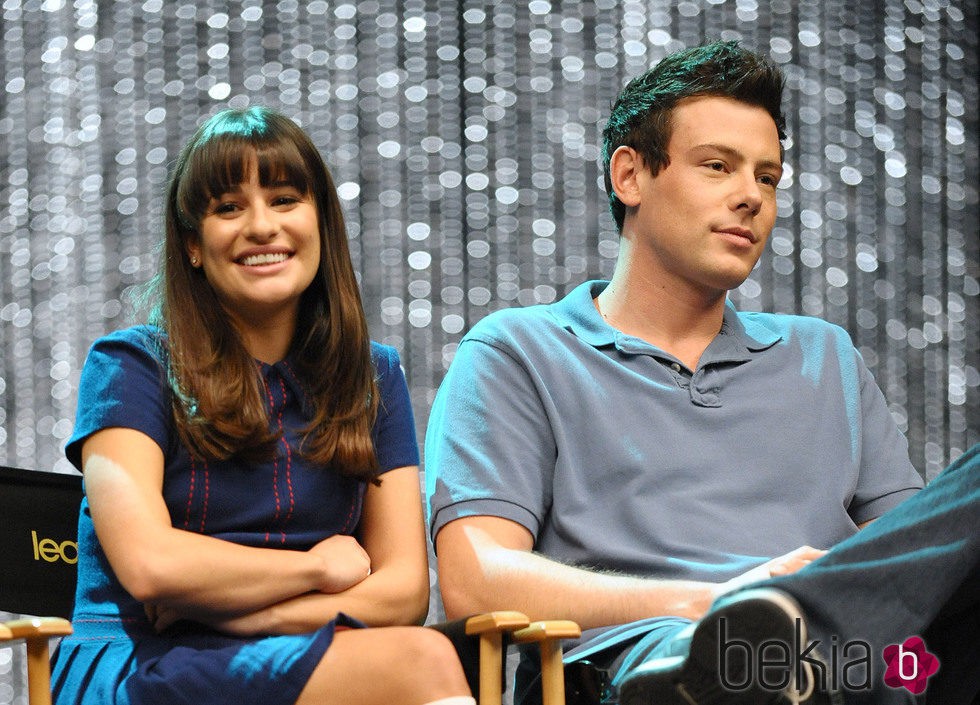Lea Michele y Cory Monteith en la 300th Musical Performance de 2011
