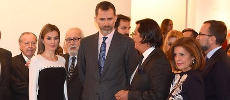 Los Reyes Felipe y Letizia en ARCO 2015