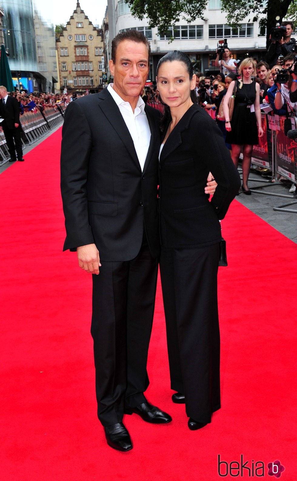 Jean-Claude Van Damme con su ex mujer Gladys Portugues