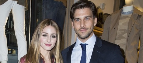 Olivia Palermo y Johannes Huebl en la inauguración de una tienda de Tommy Hilfiger en París