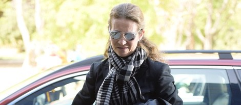 La Infanta Elena en el funeral de Kardam de Bulgaria
