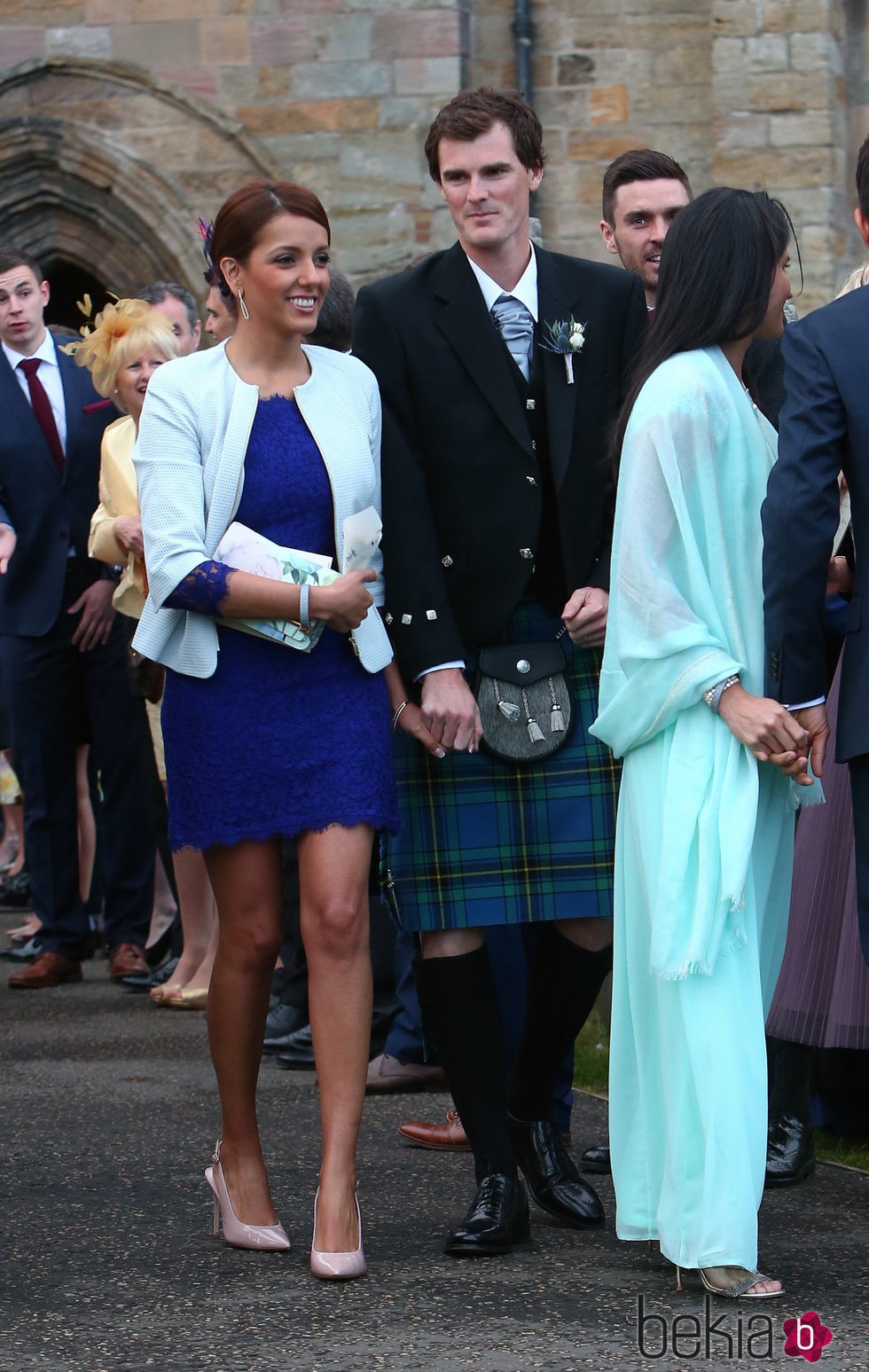 Jamie Murray en la boda de Andy Murray y Kim Sears