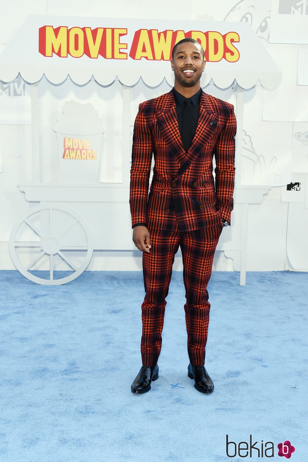 Michael B. Jordan en los MTV Movie Awards 2015