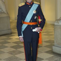 Enrique de Luxemburgo en el 75 cumpleaños de Margarita de Dinamarca