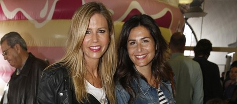 Patricia Cerezo y Nuria Roca en el mercadillo Family Market