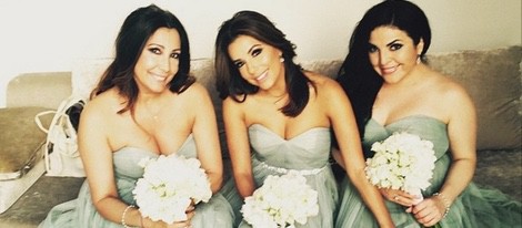 Eva Longoria y Maria Bravo de damas de honor en Córdoba