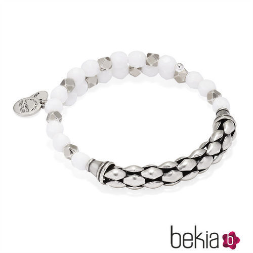 Pulsera 'calipso' de Alex and Ani con cuentas de color plata