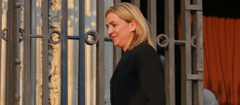 La Infanta Cristina en el funeral de Kardam de Bulgaria