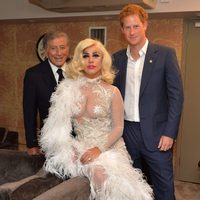 Tony Bennett, Lady Gaga y el Príncipe Harry