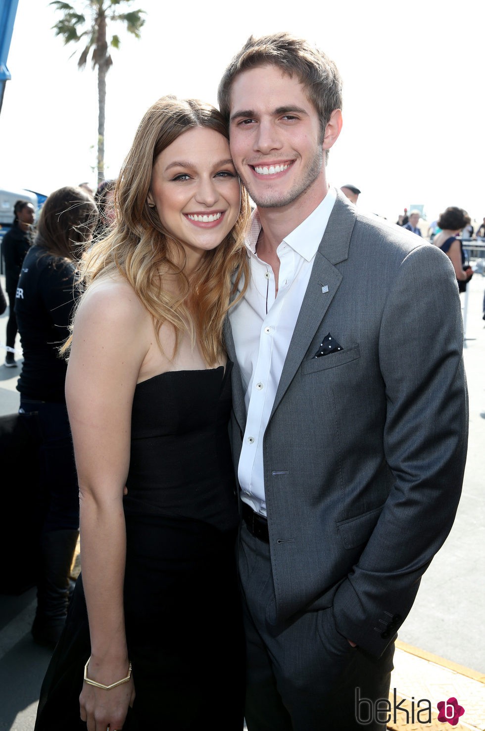 Blake Jenner y Melissa Benoist juntos en los Split Awards