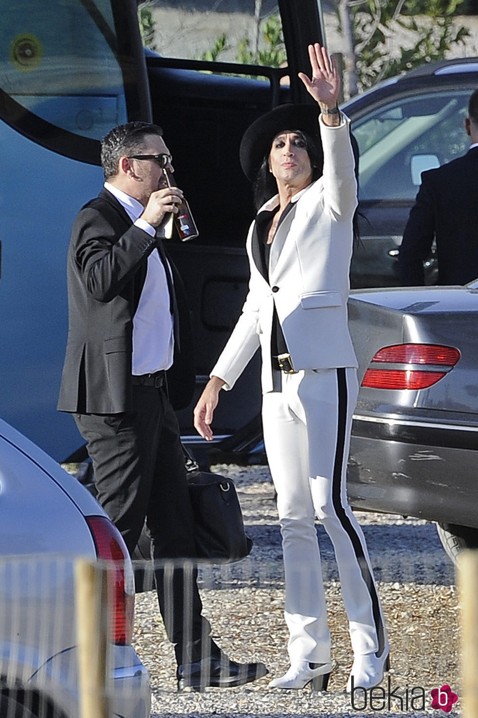 Mario Vaquerizo en la boda de Alejandro Amenábar y David Blanco