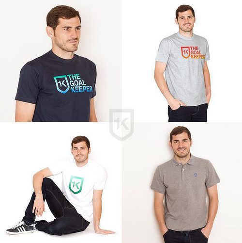 Iker Casillas presenta los nuevos modelos de su firma de moda solidaria 1K