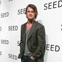 Chris Hemsworth en un acto publicitario en Sidney