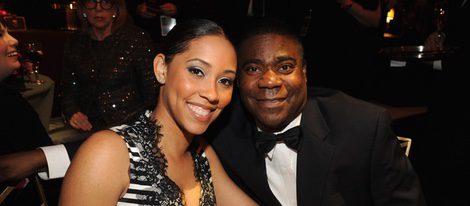 Tracy Morgan y Megan Wollover de cena