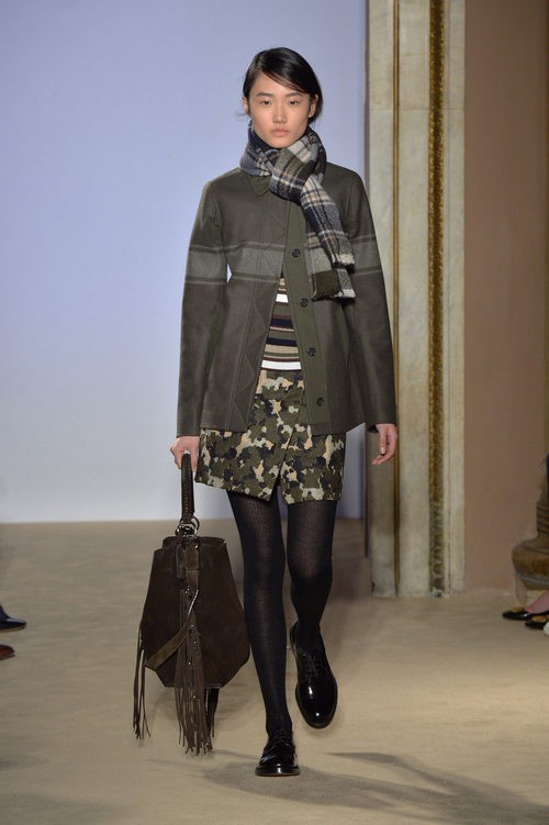 Look militar de la colección otoño/invierno 2015/2016 de Fay