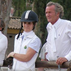 La Infanta Elena y Luis Astolfi en el Real Club Pineda de Sevilla