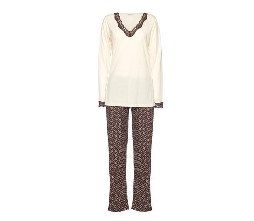Wild-dots pijama largo de la colección otoño/invierno de pijamas de Yamamay