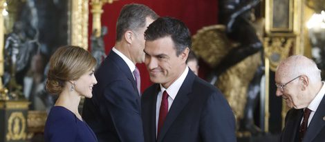Pedro Sánchez en la recepción del día de la Hispanidad 2015