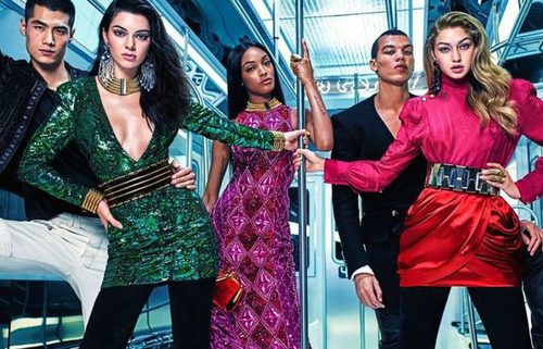 Imagen de la campaña de Balmain para H&M