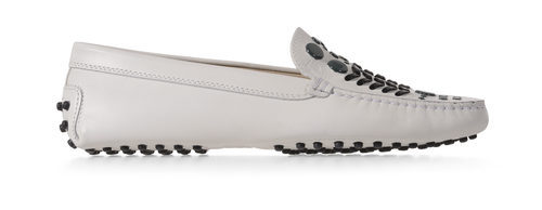 Zapato Gommino blanco de la nueva colección para mujer otoño/invierno 2015/2016 de Tod's