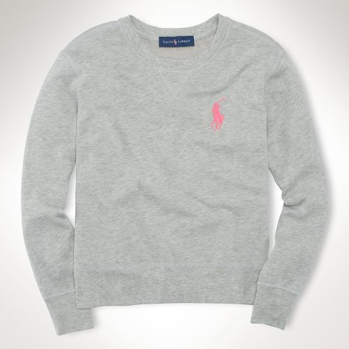 Sudadera gris de la colección 'Pink Pony' de Ralph Lauren contra el cáncer de mama