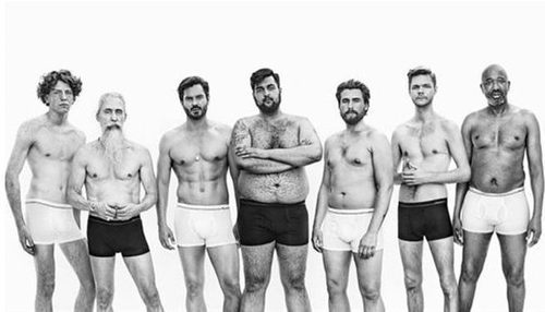 Imagen de la campaña de ropa interior de Dressmann 'Underwear for perfect men'