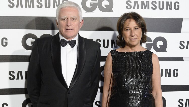 Paolo Vasile y su mujer Analisa en los Premios GQ Hombres del Año 2015