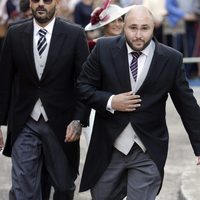 Kiko Rivera en la boda de Eva González y Cayetano Rivera
